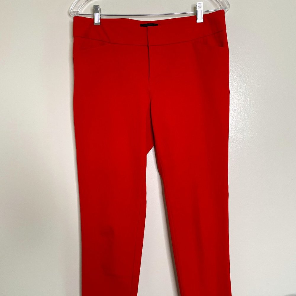 Cynthia Rowley Ankle Pants, Red, Size 8